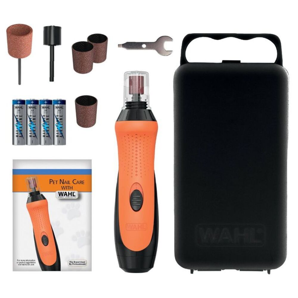 Open Box - Wahl -  Grind & Smooth Battery Dog & Cat Nail Grinder Orange